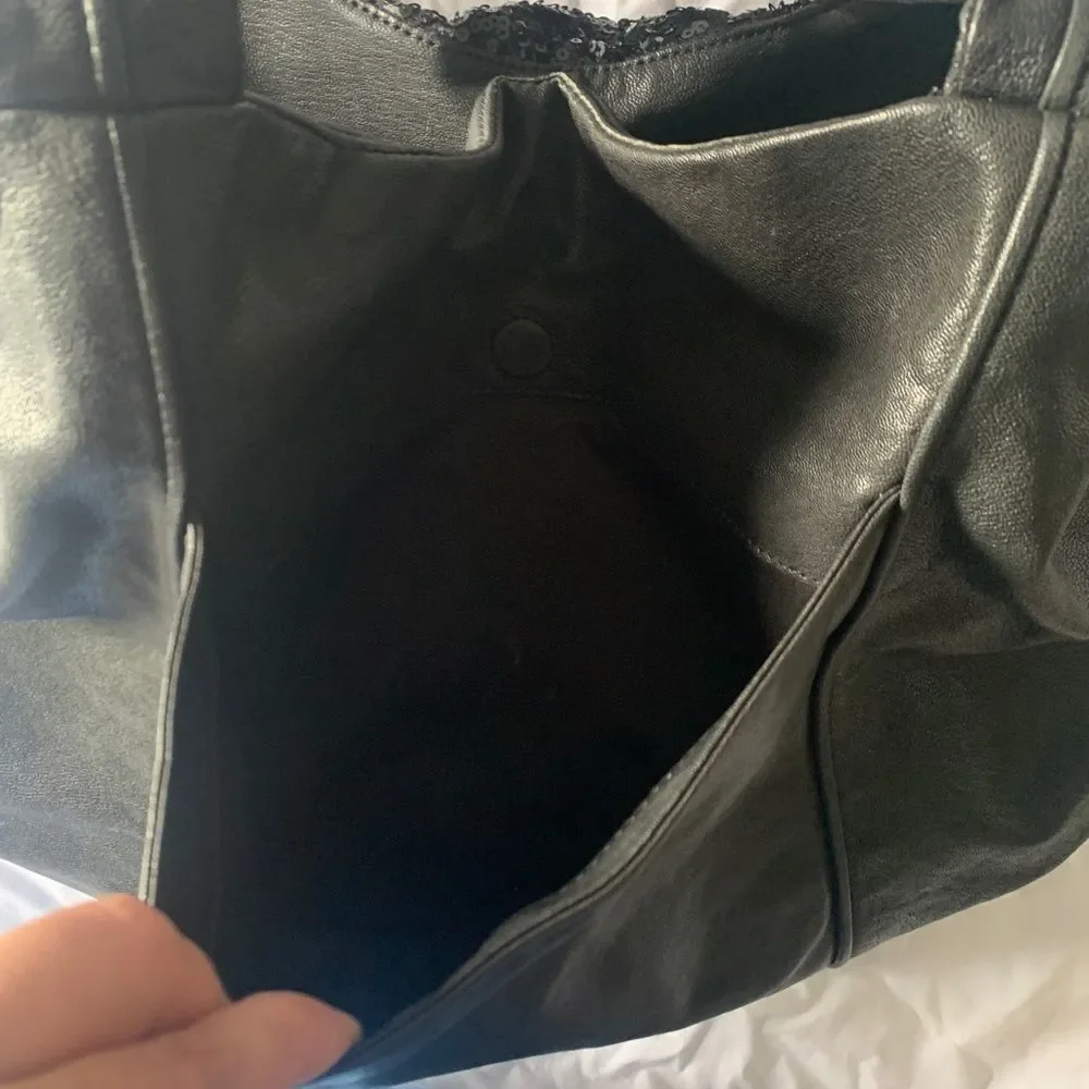 Stunning Roomy Genuine Leather Bag Purse‎ Banana Republic